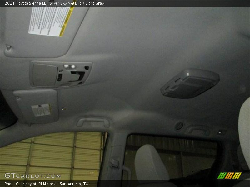 Silver Sky Metallic / Light Gray 2011 Toyota Sienna LE