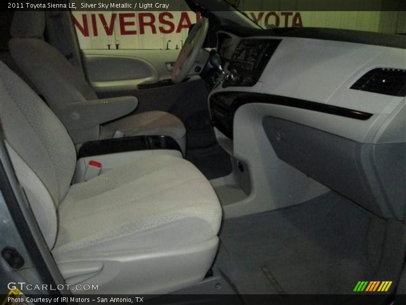 Silver Sky Metallic / Light Gray 2011 Toyota Sienna LE
