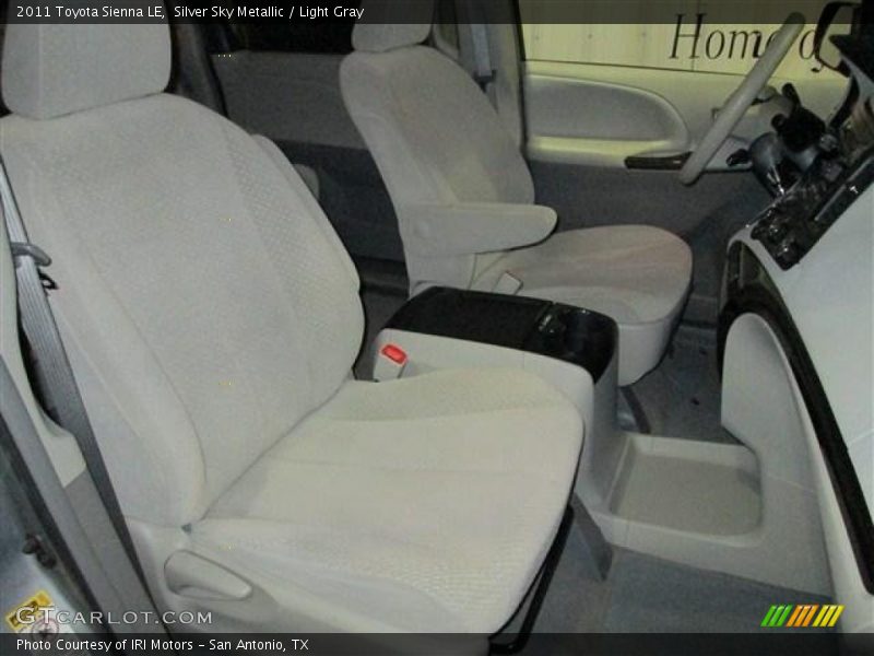 Silver Sky Metallic / Light Gray 2011 Toyota Sienna LE