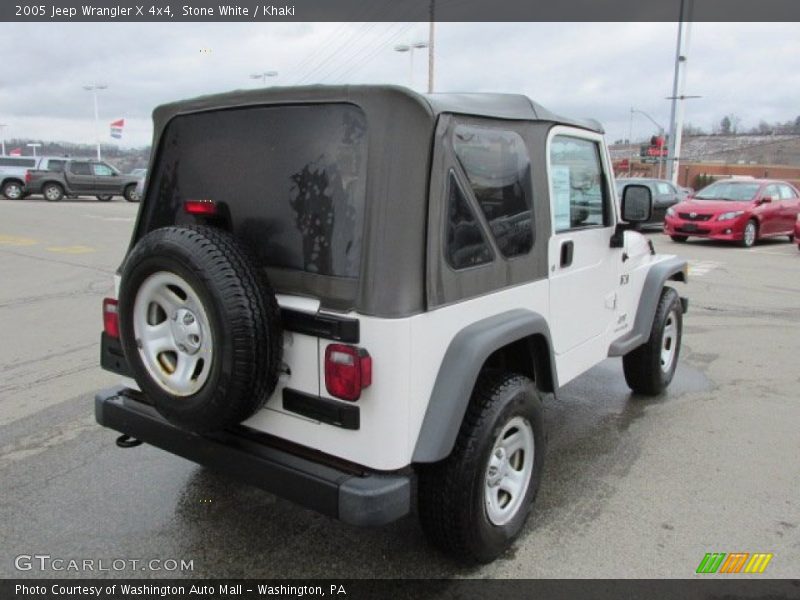 Stone White / Khaki 2005 Jeep Wrangler X 4x4
