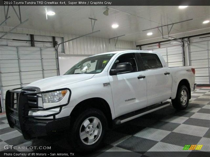 Super White / Graphite Gray 2010 Toyota Tundra TRD CrewMax 4x4