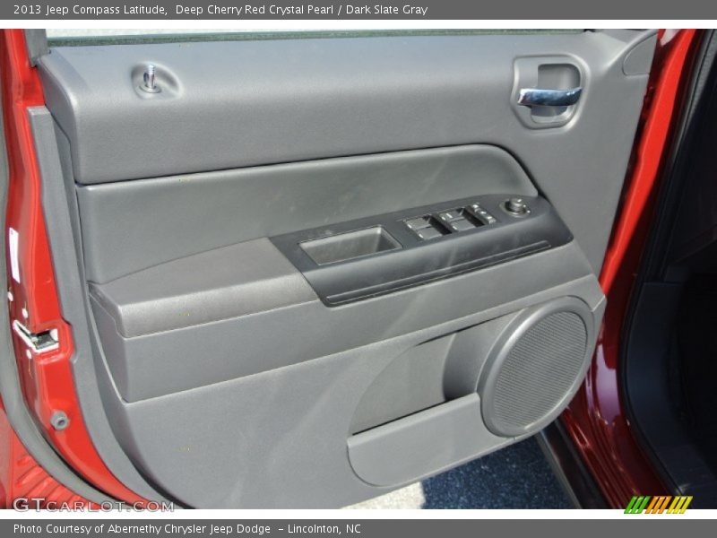 Deep Cherry Red Crystal Pearl / Dark Slate Gray 2013 Jeep Compass Latitude