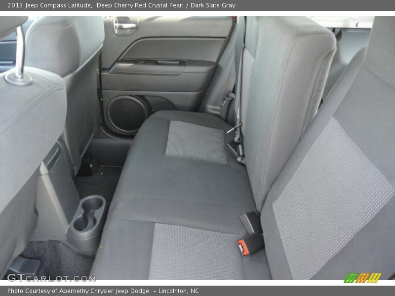 Deep Cherry Red Crystal Pearl / Dark Slate Gray 2013 Jeep Compass Latitude