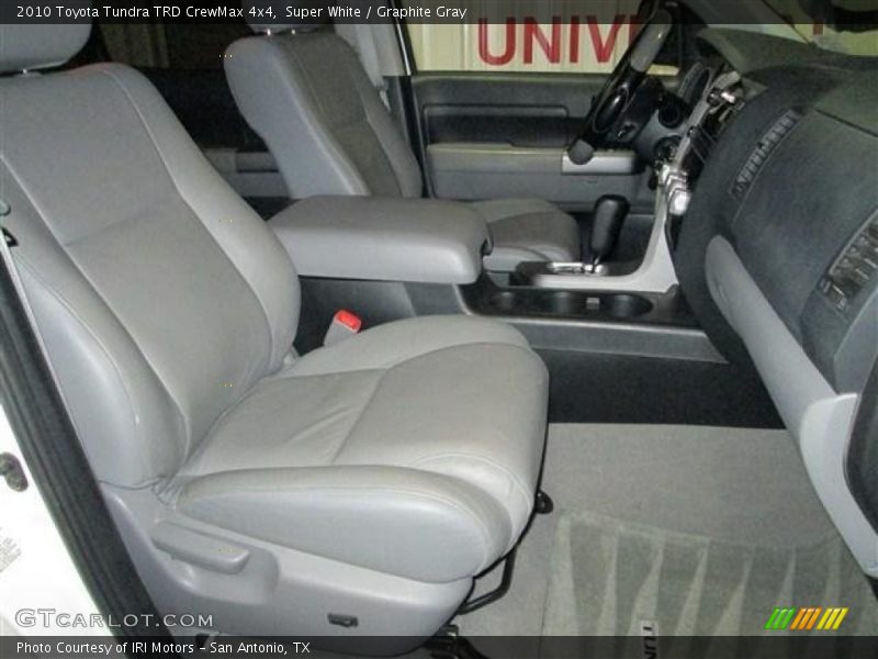 Super White / Graphite Gray 2010 Toyota Tundra TRD CrewMax 4x4
