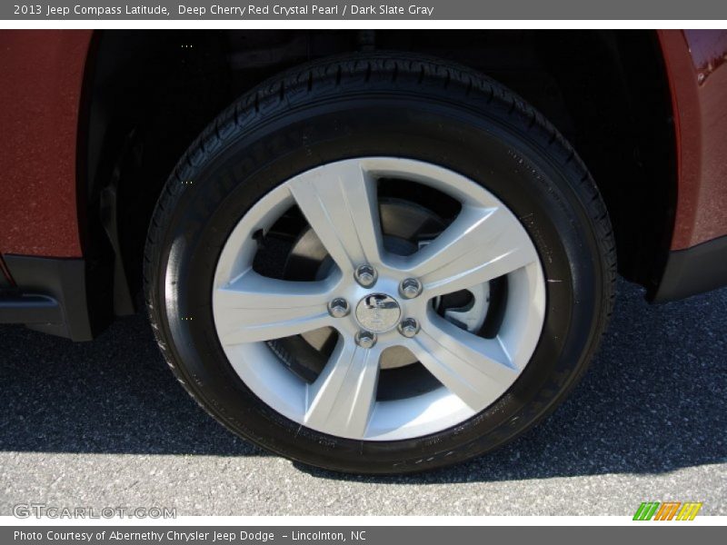 Deep Cherry Red Crystal Pearl / Dark Slate Gray 2013 Jeep Compass Latitude