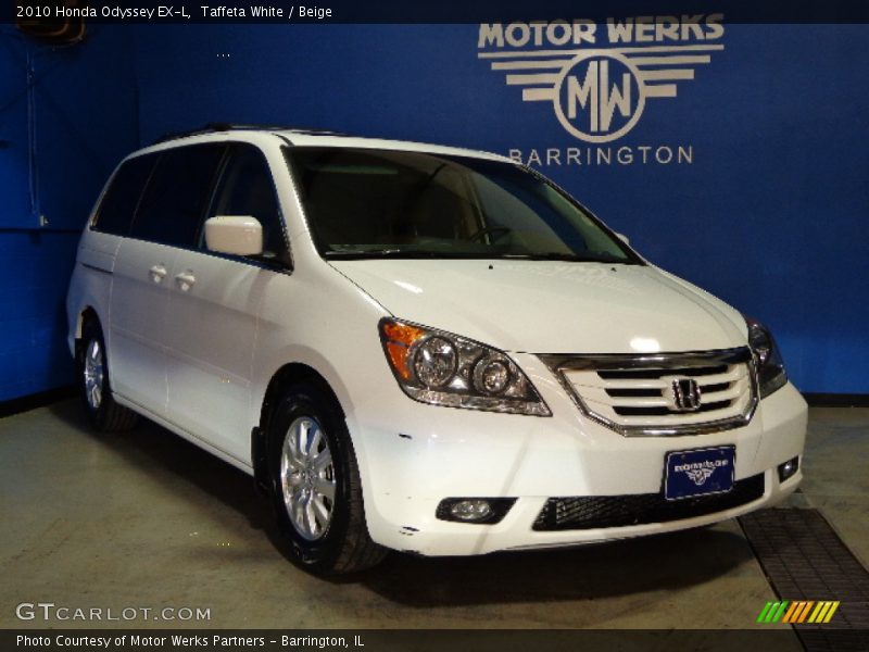 Taffeta White / Beige 2010 Honda Odyssey EX-L