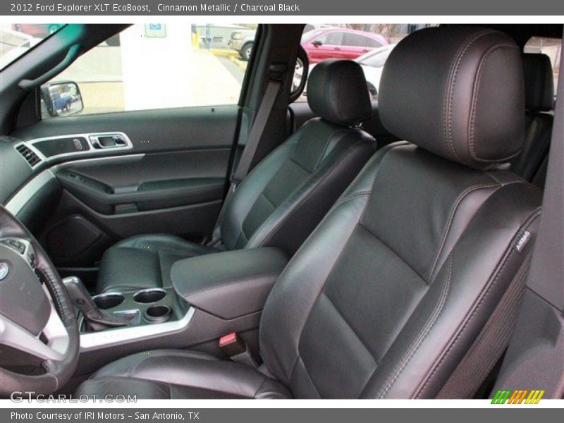 Cinnamon Metallic / Charcoal Black 2012 Ford Explorer XLT EcoBoost
