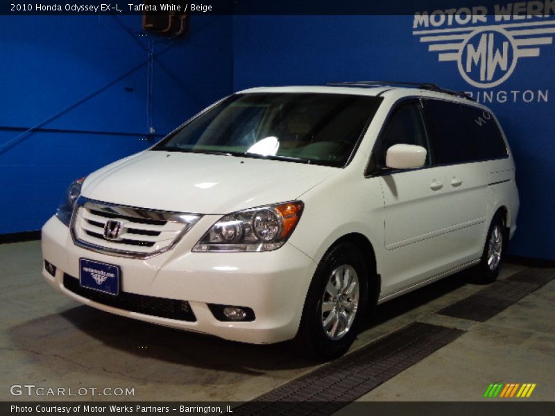 Taffeta White / Beige 2010 Honda Odyssey EX-L