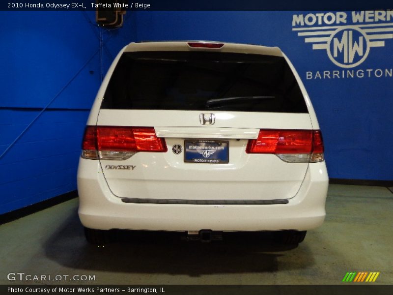 Taffeta White / Beige 2010 Honda Odyssey EX-L