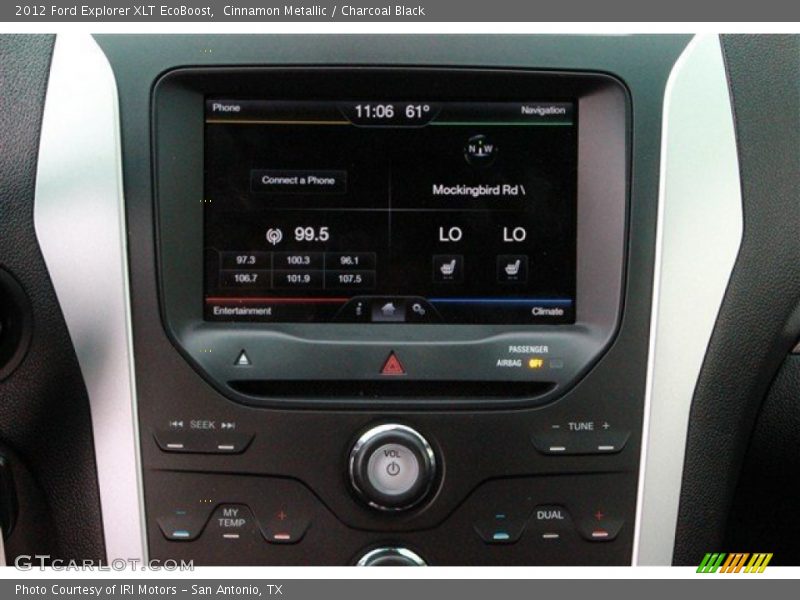 Controls of 2012 Explorer XLT EcoBoost