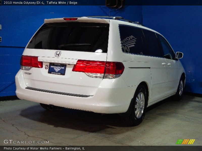 Taffeta White / Beige 2010 Honda Odyssey EX-L