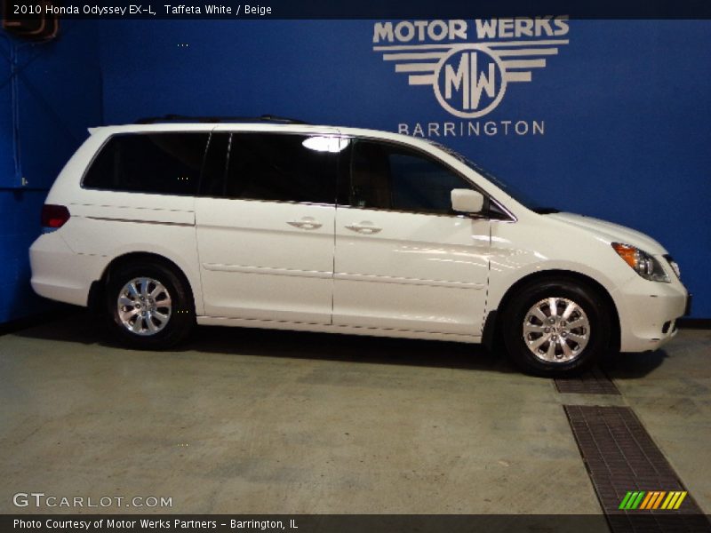 Taffeta White / Beige 2010 Honda Odyssey EX-L