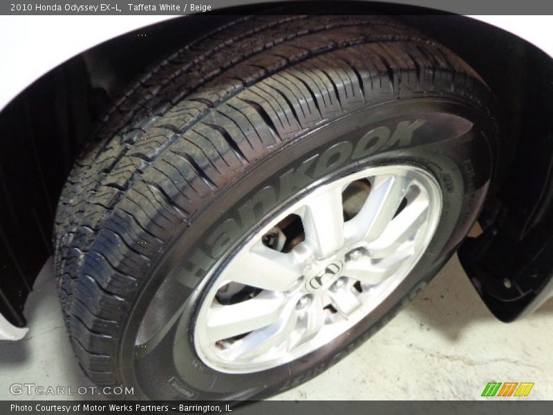 Taffeta White / Beige 2010 Honda Odyssey EX-L