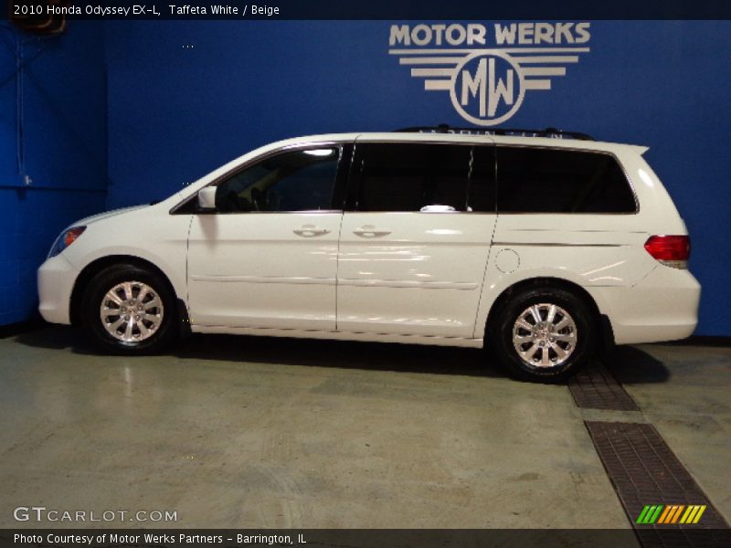 Taffeta White / Beige 2010 Honda Odyssey EX-L