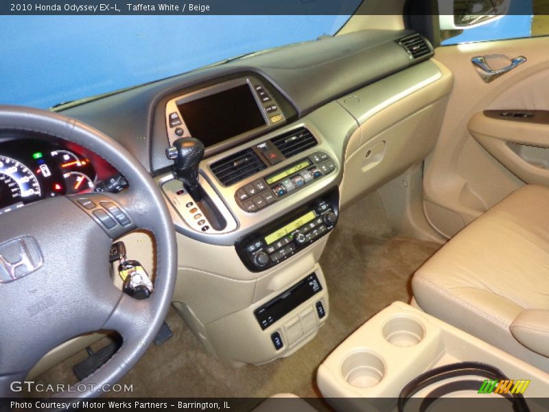Taffeta White / Beige 2010 Honda Odyssey EX-L