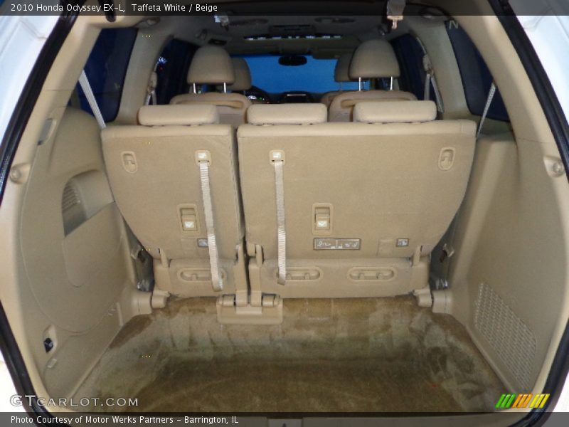 Taffeta White / Beige 2010 Honda Odyssey EX-L