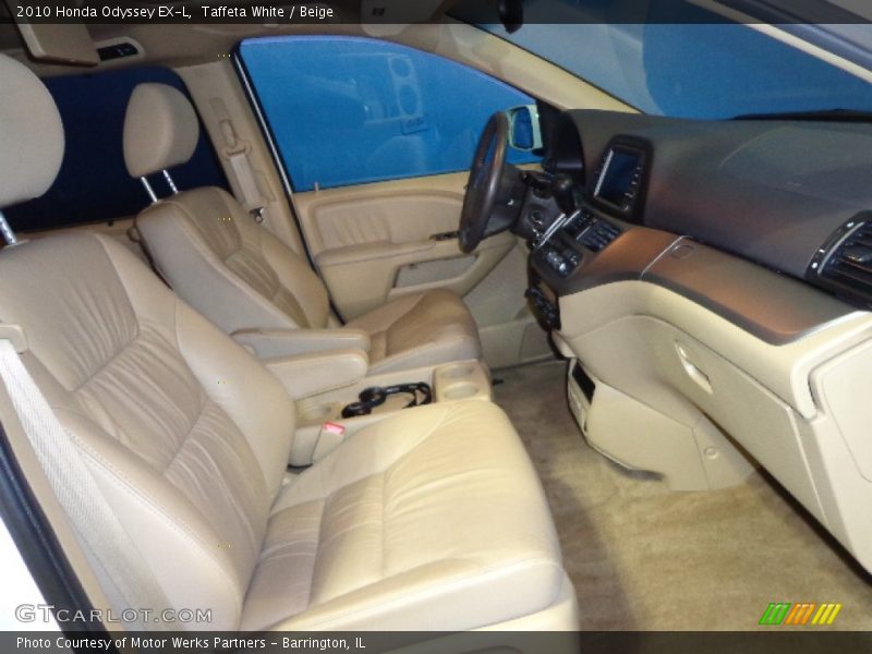 Taffeta White / Beige 2010 Honda Odyssey EX-L