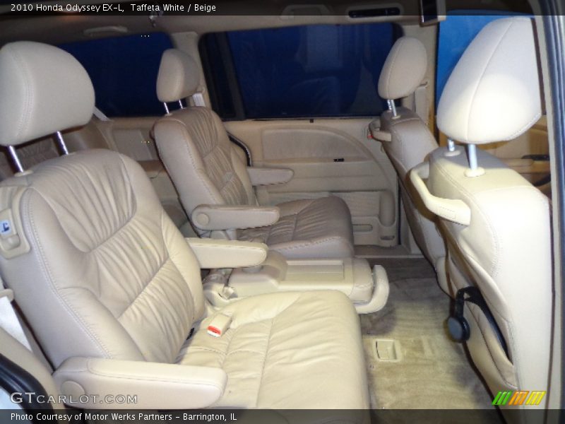 Taffeta White / Beige 2010 Honda Odyssey EX-L
