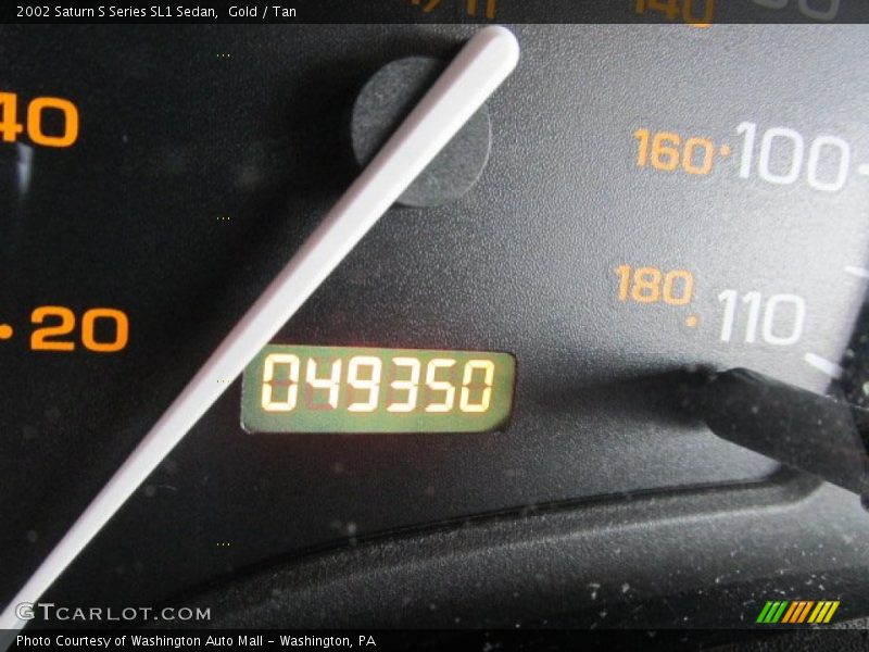 Gold / Tan 2002 Saturn S Series SL1 Sedan