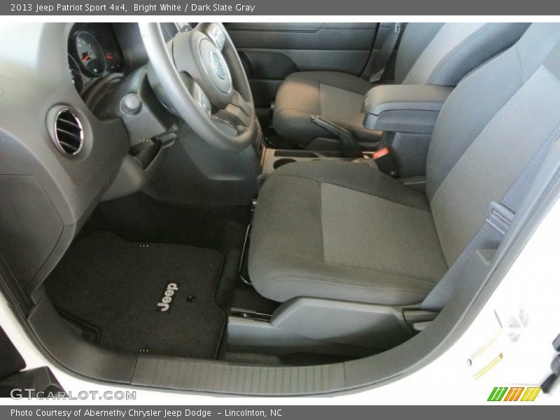 Bright White / Dark Slate Gray 2013 Jeep Patriot Sport 4x4