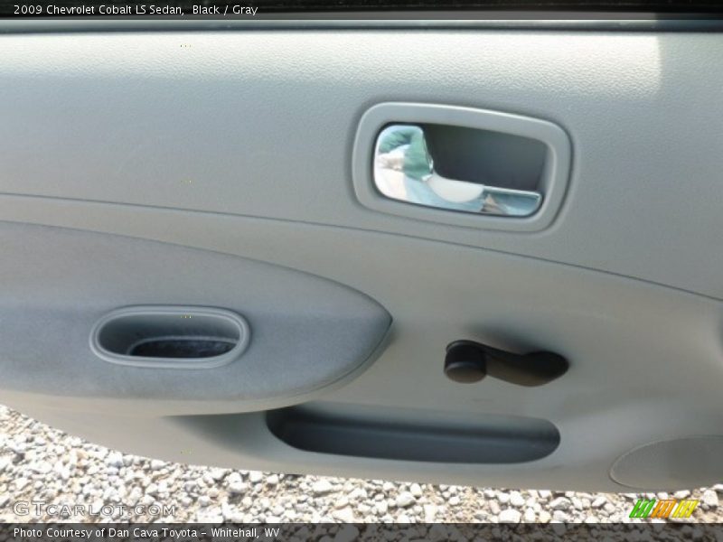 Black / Gray 2009 Chevrolet Cobalt LS Sedan