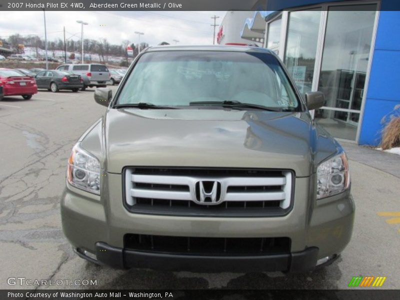Aberdeen Green Metallic / Olive 2007 Honda Pilot EX 4WD