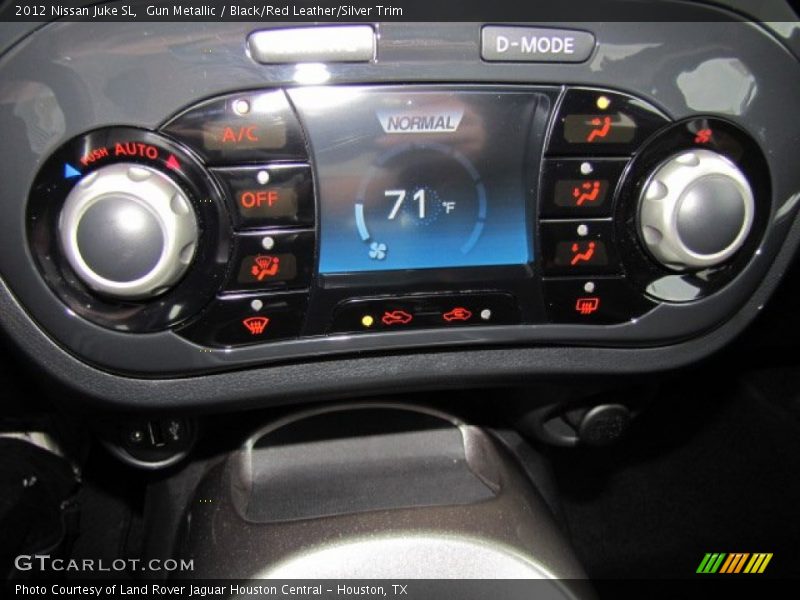 Controls of 2012 Juke SL