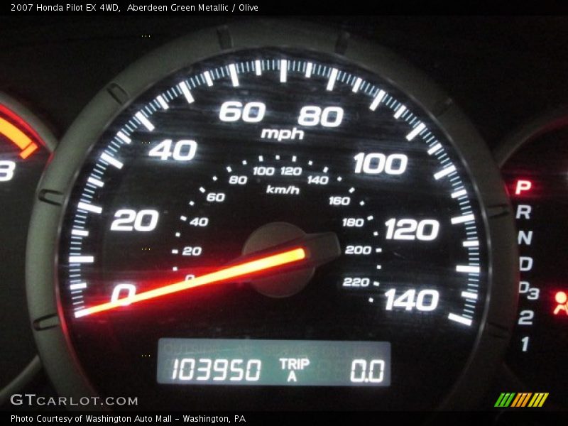 Aberdeen Green Metallic / Olive 2007 Honda Pilot EX 4WD
