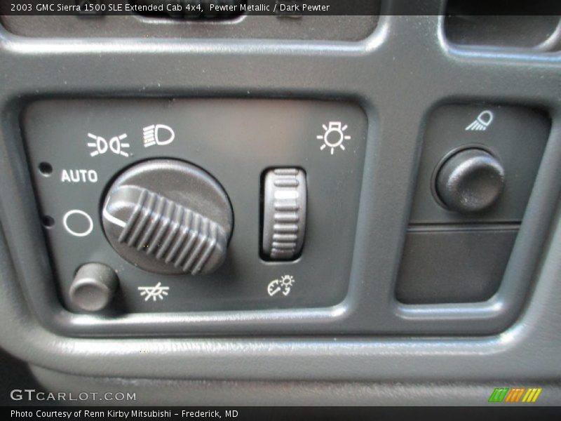 Pewter Metallic / Dark Pewter 2003 GMC Sierra 1500 SLE Extended Cab 4x4