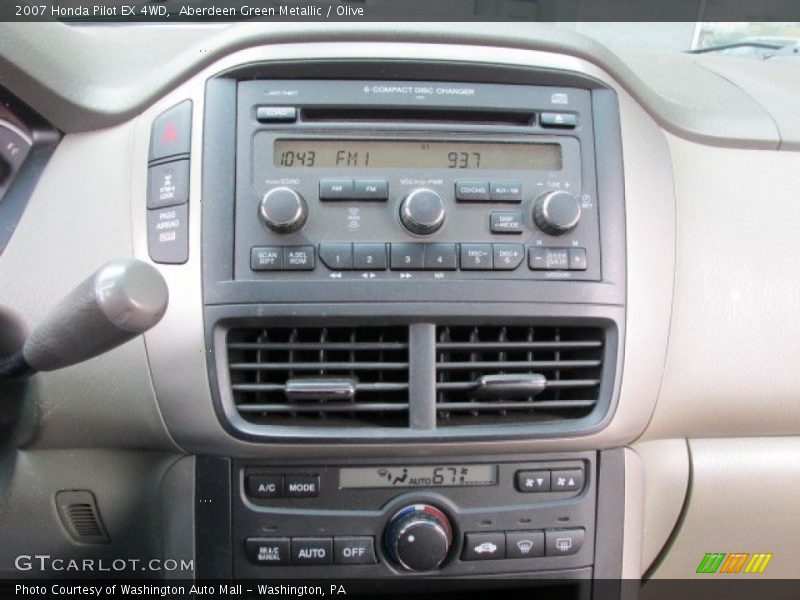Controls of 2007 Pilot EX 4WD