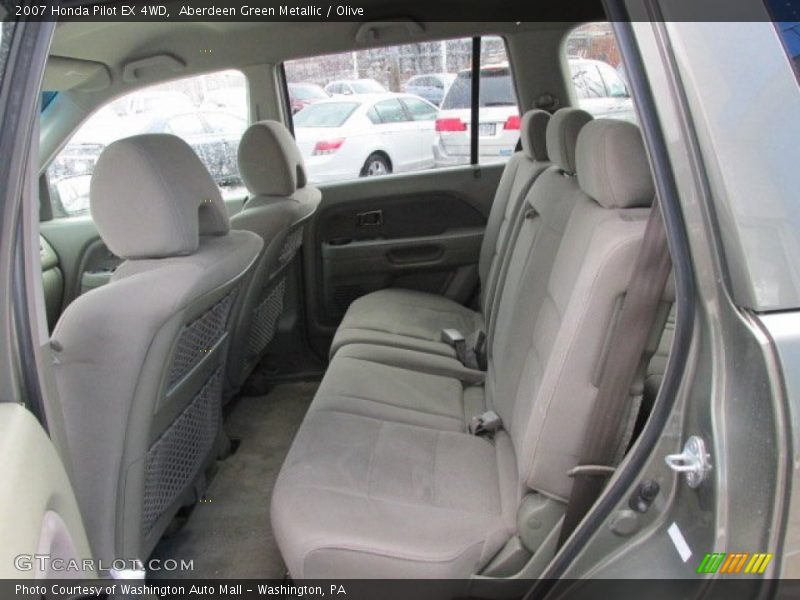 Rear Seat of 2007 Pilot EX 4WD