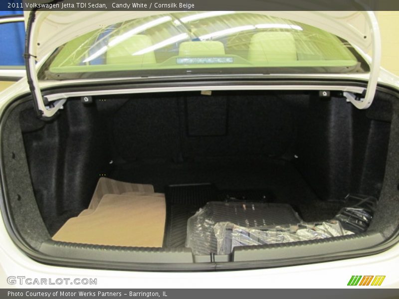 Candy White / Cornsilk Beige 2011 Volkswagen Jetta TDI Sedan