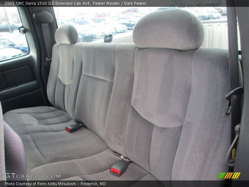 Pewter Metallic / Dark Pewter 2003 GMC Sierra 1500 SLE Extended Cab 4x4