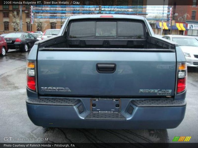 Steel Blue Metallic / Gray 2006 Honda Ridgeline RT