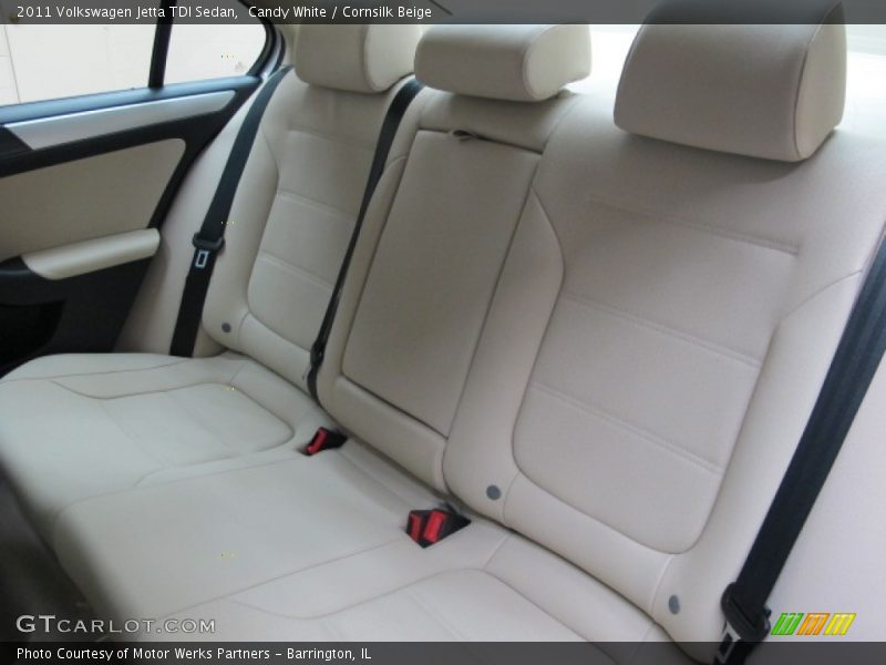 Candy White / Cornsilk Beige 2011 Volkswagen Jetta TDI Sedan