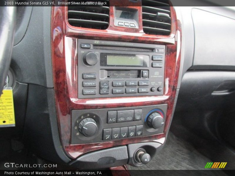 Brilliant Silver Metallic / Black 2003 Hyundai Sonata GLS V6