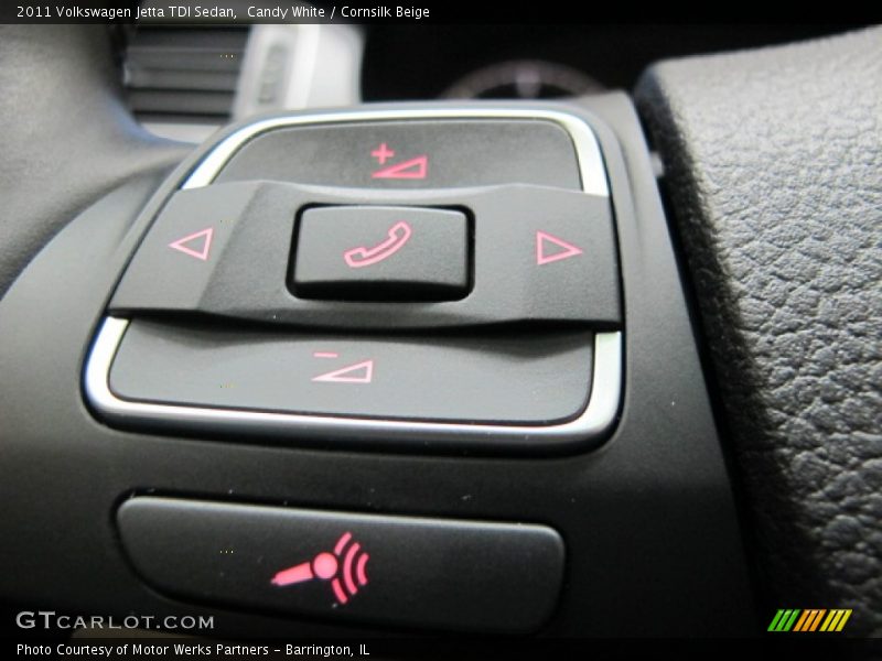 Candy White / Cornsilk Beige 2011 Volkswagen Jetta TDI Sedan