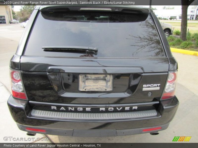 Santorini Black / Ebony/Lunar Stitching 2010 Land Rover Range Rover Sport Supercharged