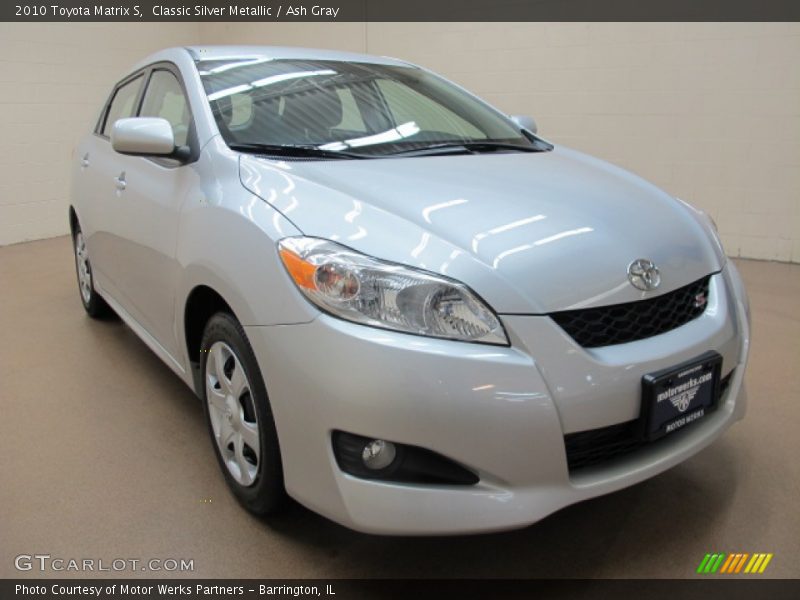 Classic Silver Metallic / Ash Gray 2010 Toyota Matrix S