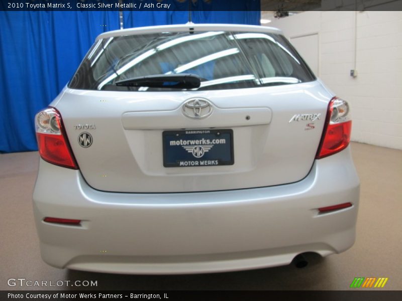 Classic Silver Metallic / Ash Gray 2010 Toyota Matrix S