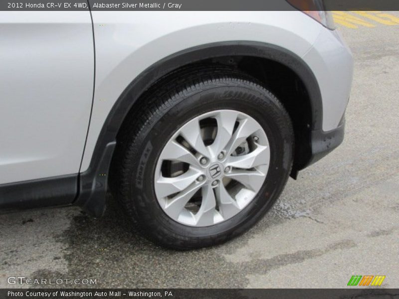 Alabaster Silver Metallic / Gray 2012 Honda CR-V EX 4WD