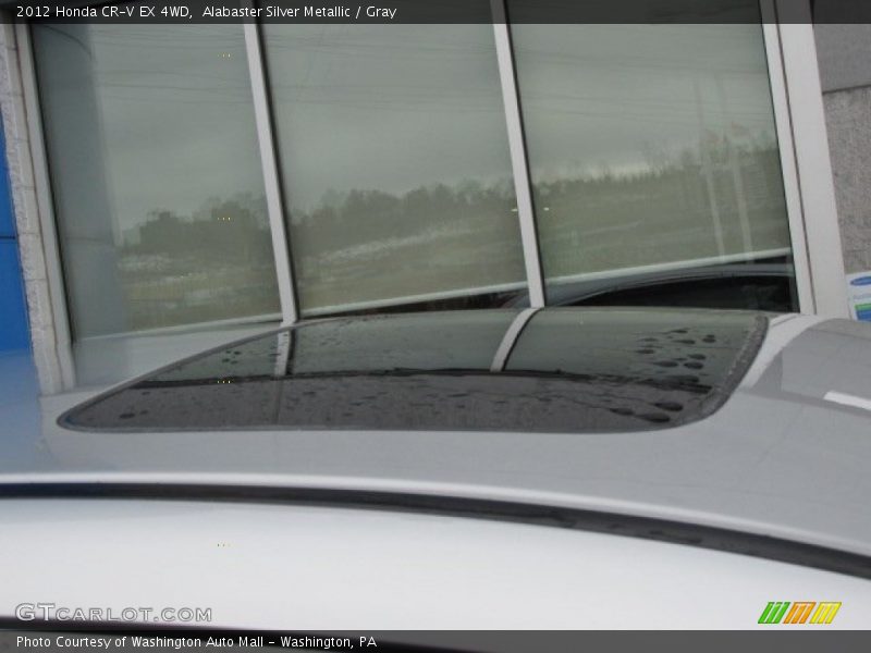 Alabaster Silver Metallic / Gray 2012 Honda CR-V EX 4WD