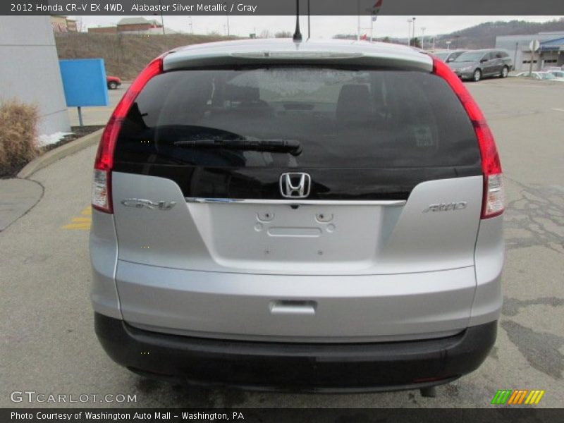Alabaster Silver Metallic / Gray 2012 Honda CR-V EX 4WD