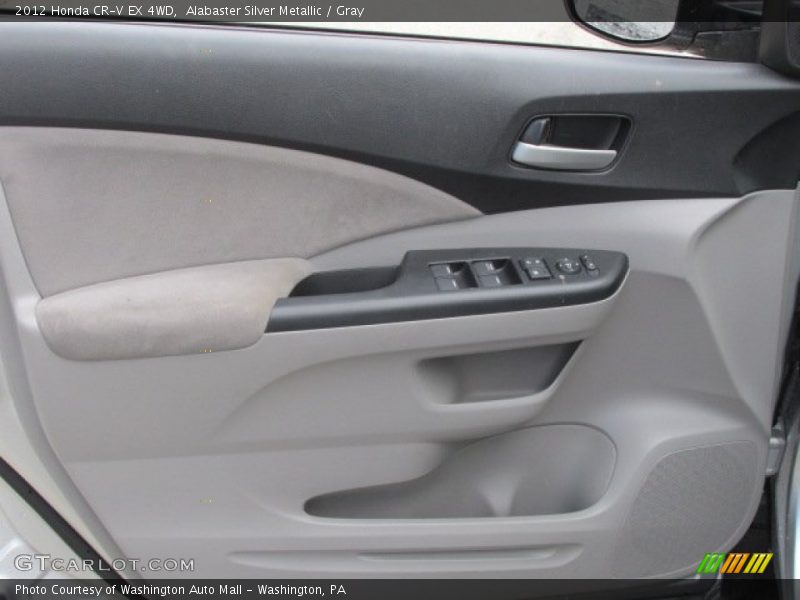 Alabaster Silver Metallic / Gray 2012 Honda CR-V EX 4WD