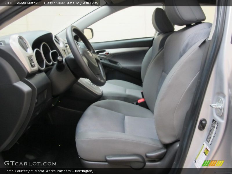 Classic Silver Metallic / Ash Gray 2010 Toyota Matrix S