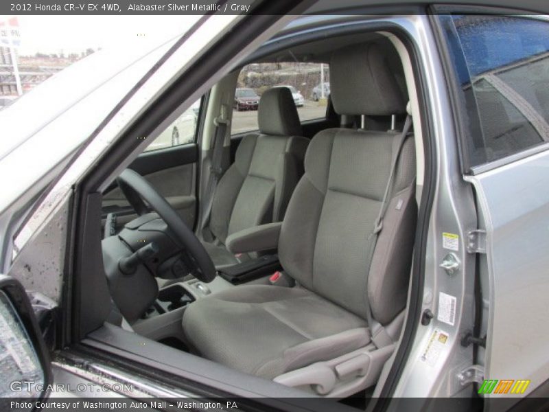 Alabaster Silver Metallic / Gray 2012 Honda CR-V EX 4WD