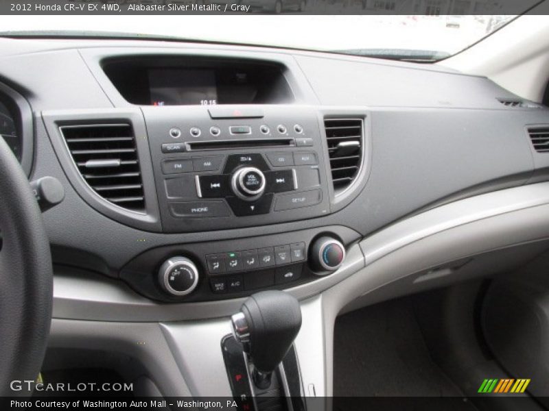 Alabaster Silver Metallic / Gray 2012 Honda CR-V EX 4WD