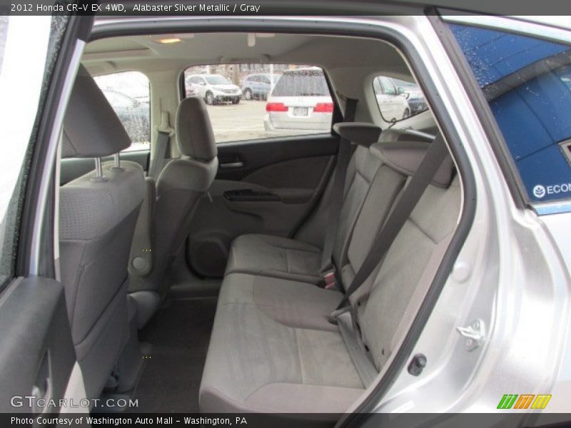 Alabaster Silver Metallic / Gray 2012 Honda CR-V EX 4WD