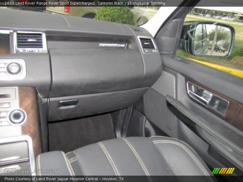 Santorini Black / Ebony/Lunar Stitching 2010 Land Rover Range Rover Sport Supercharged