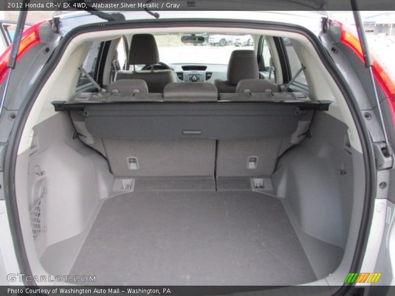 Alabaster Silver Metallic / Gray 2012 Honda CR-V EX 4WD
